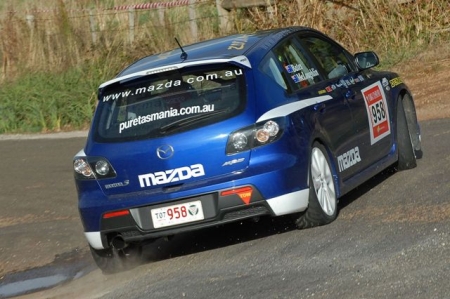A villámgyors Mazda3 MPS Tasmánia útjain.